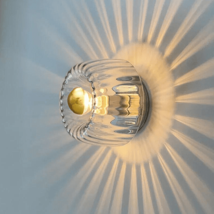 Applique Murale Design Géométrique en Verre et Métal pour Salon et Chambre - Éclairage LED Économique 9