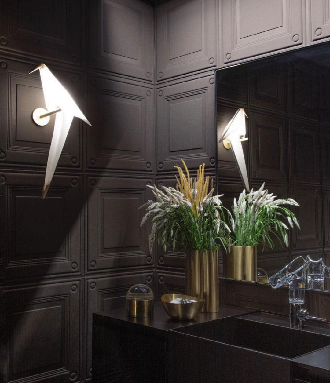 Applique Murale Design Inspiré de la Nature en Fer et Aluminium – Éclairage LED Économe en Énergie 4