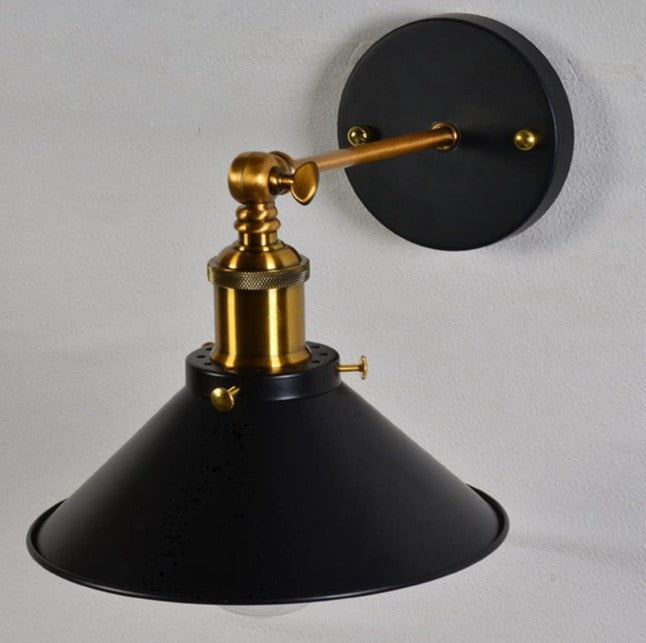 Applique Murale Design Noire avec Bras Rotatif et Éclairage Flexible – 180 Degrés d'Angle Réglable pour Salon 1