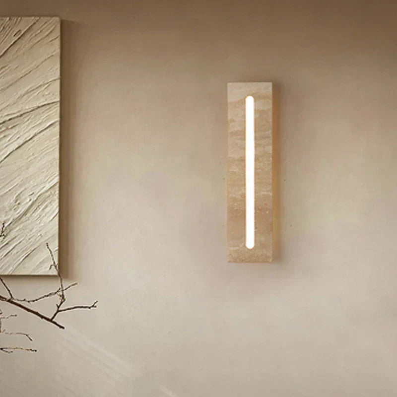 Applique Murale Design Wabi-Sabi en Marbre et Fer – Lampe Murale LED Multifonctionnelle pour Salon et Chambre 2