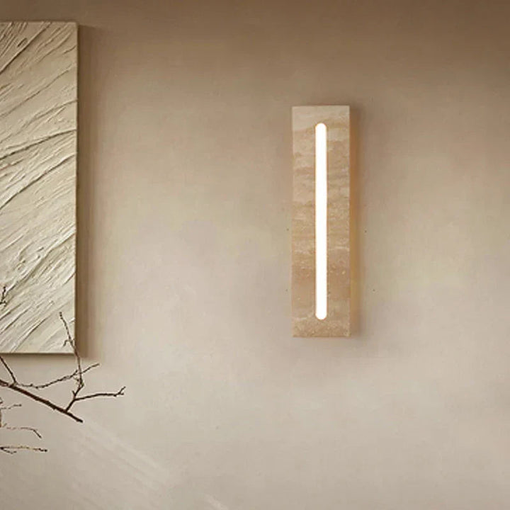 Applique Murale Design Wabi-Sabi en Marbre et Fer – Lampe Murale LED Multifonctionnelle pour Salon et Chambre 2