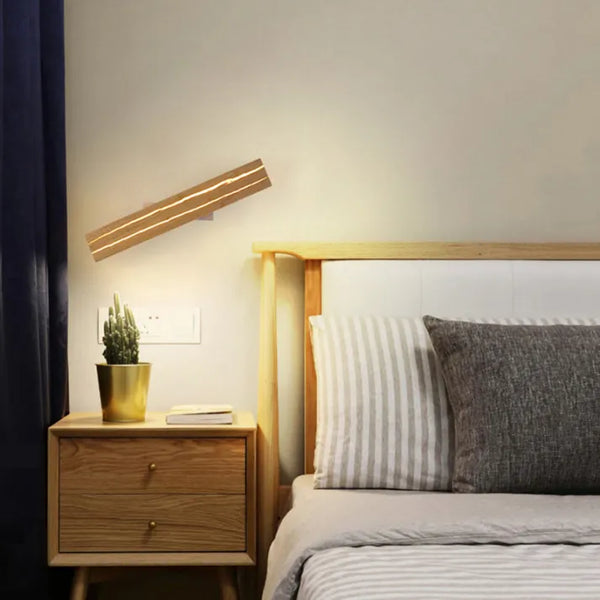 Applique Murale Design en Bois et Acrylique pour Salon et Chambre – Éclairage Élégant et Moderne 0