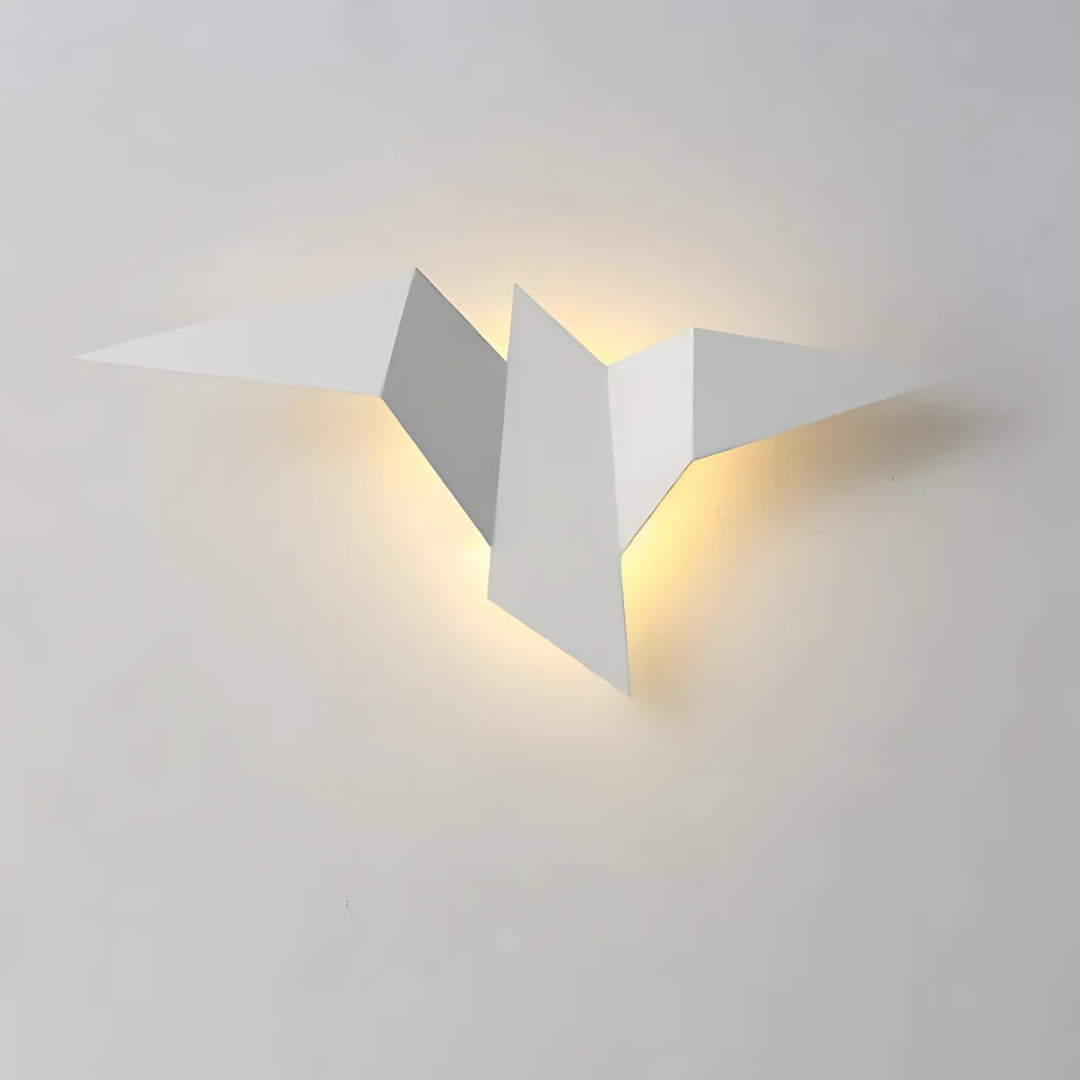 Applique Murale Design en Métal Inspirée de l'Origami – Lampe Murale Élégante pour Chambre et Salon avec Éclairage LED 5