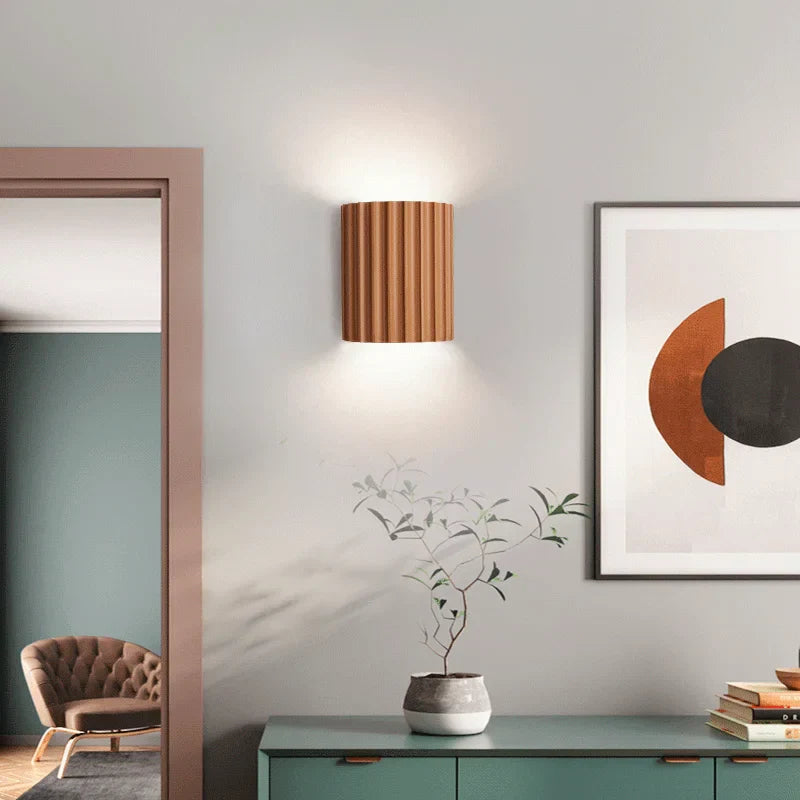 Applique Murale Design en Résine Élégante pour Éclairage Moderne – Lampe Murale Décorative, 14 cm x 8 cm x 16,5 cm 1