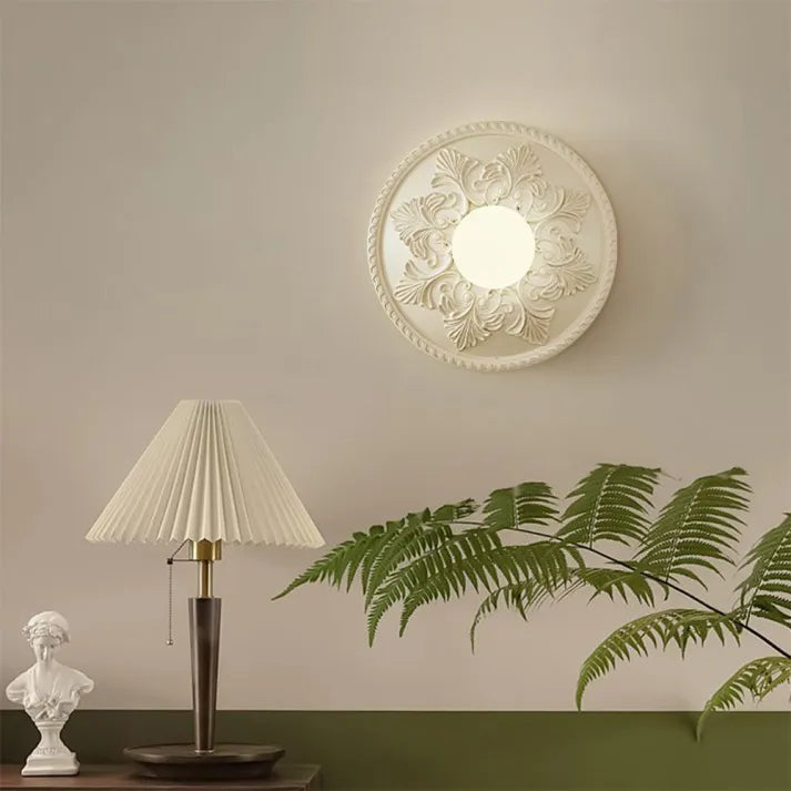 Applique Murale Design en Résine avec Éclairage LED Chaud pour Salon et Chambre 0