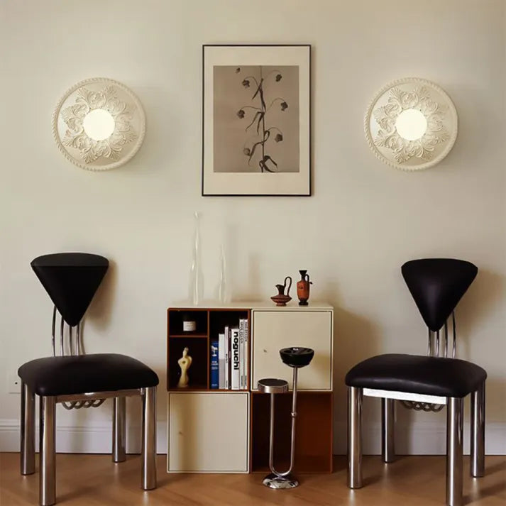 Applique Murale Design en Résine avec Éclairage LED Chaud pour Salon et Chambre 1