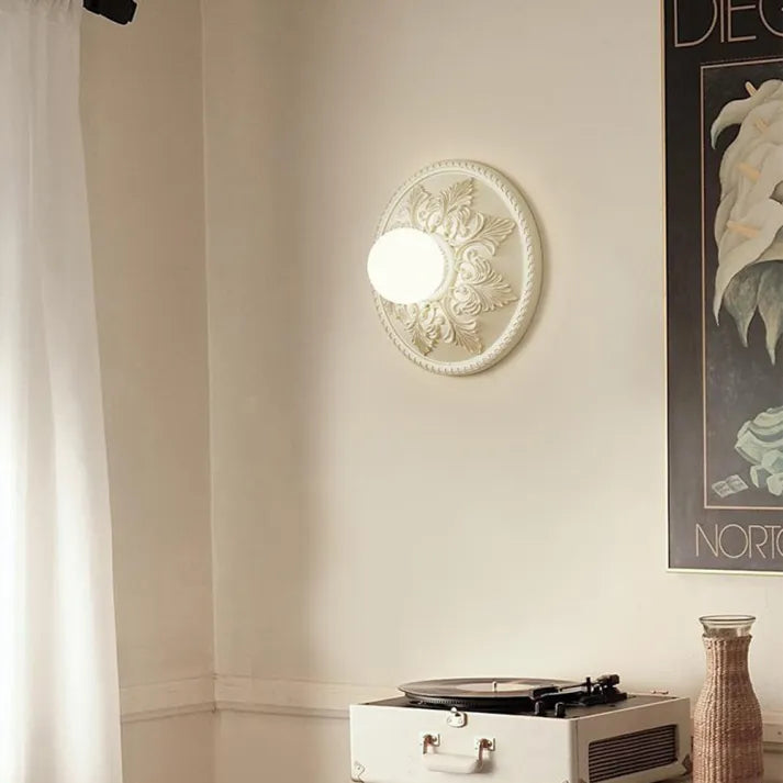 Applique Murale Design en Résine avec Éclairage LED Chaud pour Salon et Chambre 3