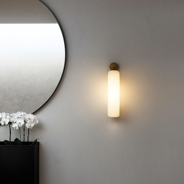 Applique Murale Design en Verre Transparent avec Accents Dorés – Éclairage LED Chaleureux pour Chambre et Salon 2