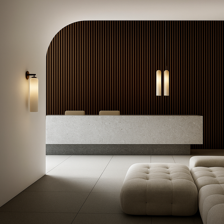 Applique Murale Design en Verre Transparent avec Accents Dorés – Éclairage LED Chaleureux pour Chambre et Salon 3