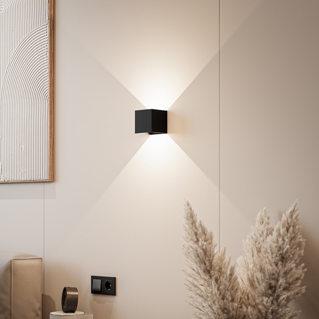 Applique Murale LED Design IP54 pour Intérieur et Extérieur - Éclairage Chaleureux, Aluminium Résistant aux Intempéries 0