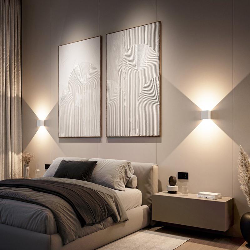 Applique Murale LED Design IP54 pour Intérieur et Extérieur - Éclairage Chaleureux, Aluminium Résistant aux Intempéries 2
