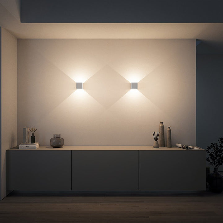 Applique Murale LED Design Moderne Résistante aux Intempéries pour Intérieur et Extérieur - Lumière Chaude 2700K 4