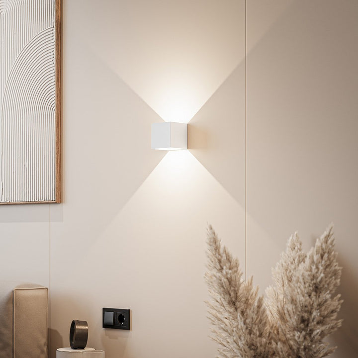 Applique Murale LED Design Moderne Résistante aux Intempéries pour Intérieur et Extérieur - Lumière Chaude 2700K 5