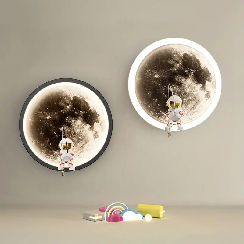 Applique Murale LED Design en Forme de Lune – Éclairage Doux pour Chambre et Salon, 5W, 3000K 1
