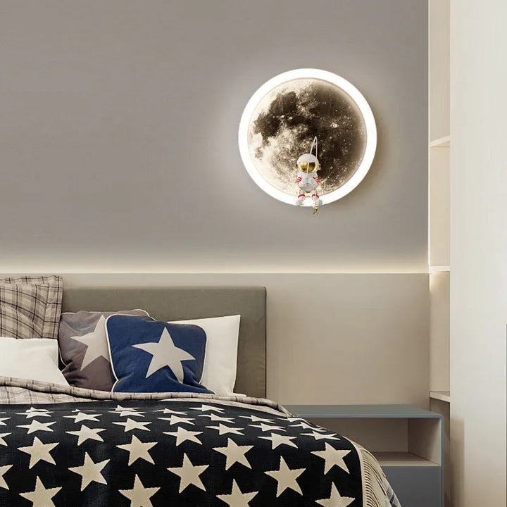 Applique Murale LED Design en Forme de Lune – Éclairage Doux pour Chambre et Salon, 5W, 3000K 4