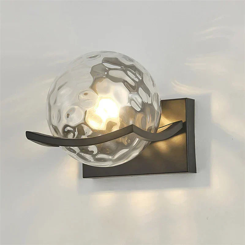 Applique Murale LED Design en Verre pour Salon et Chambre - Éclairage Doux et Économe en Énergie, 18 cm 4
