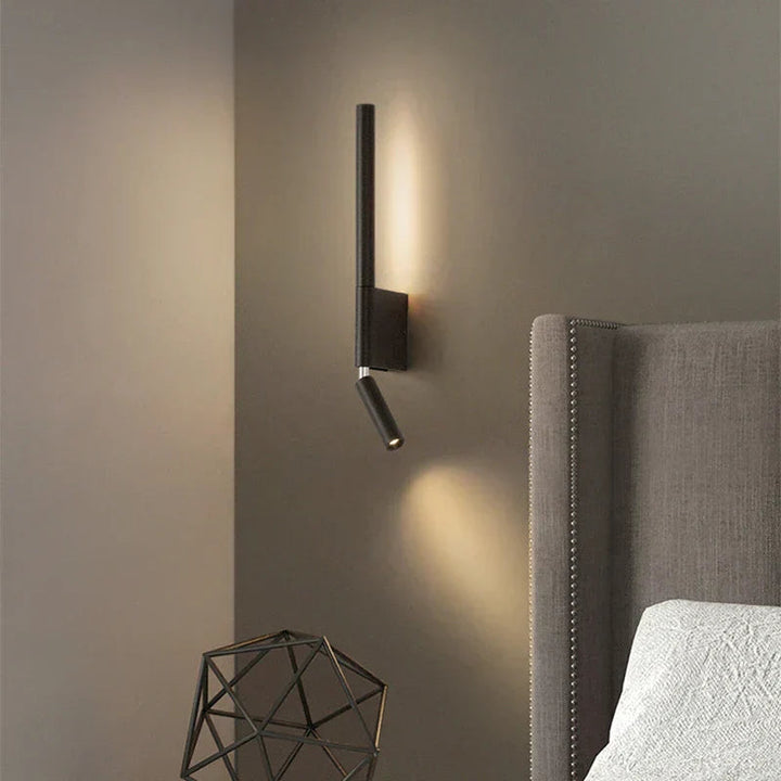 Applique Murale LED Design pour Chambre – Éclairage Économique en Aluminium et Plastique, Lumière Chaude 3000K 0