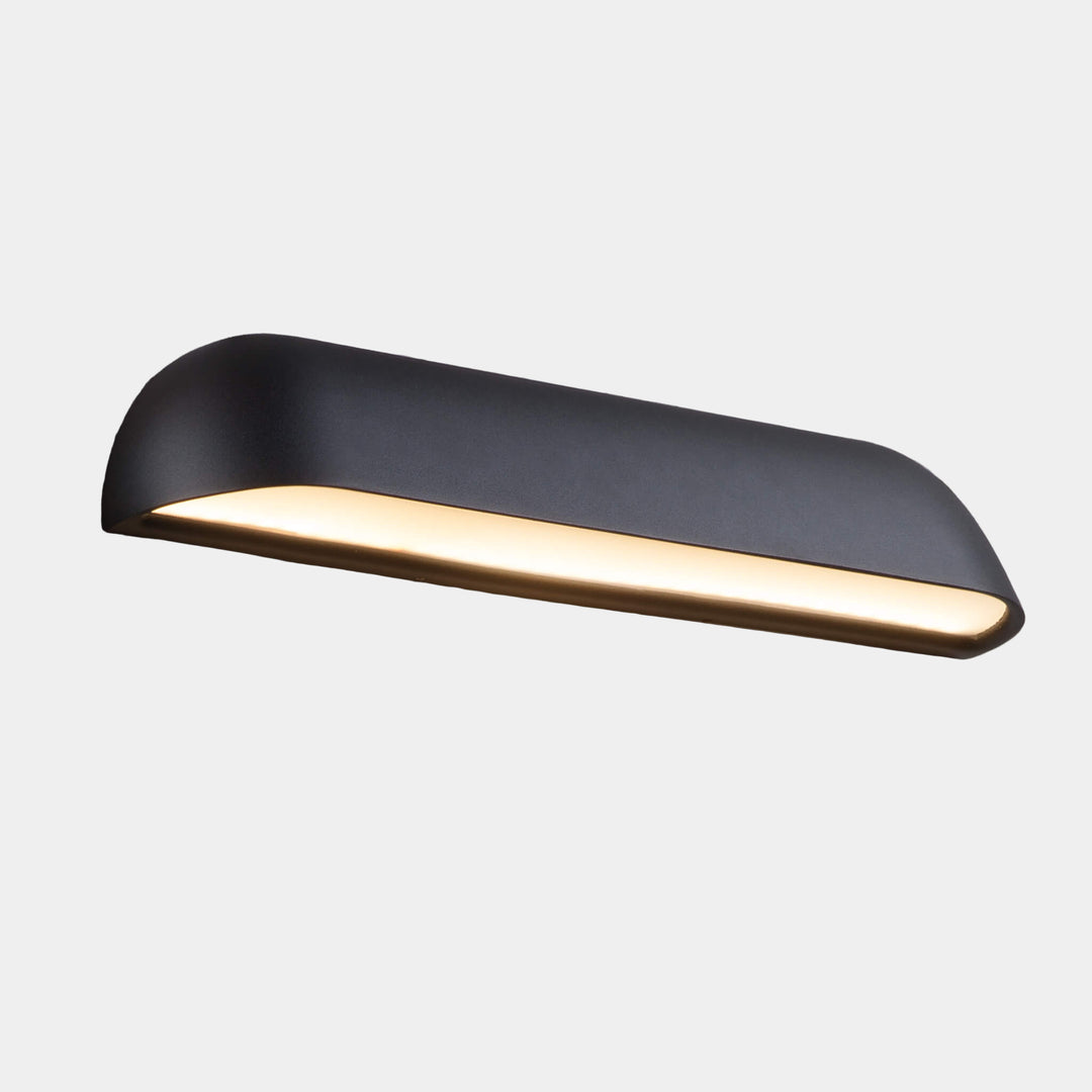 Applique Murale LED Noire en Métal Design pour Intérieur et Extérieur – Éclairage Économique et Doux 0