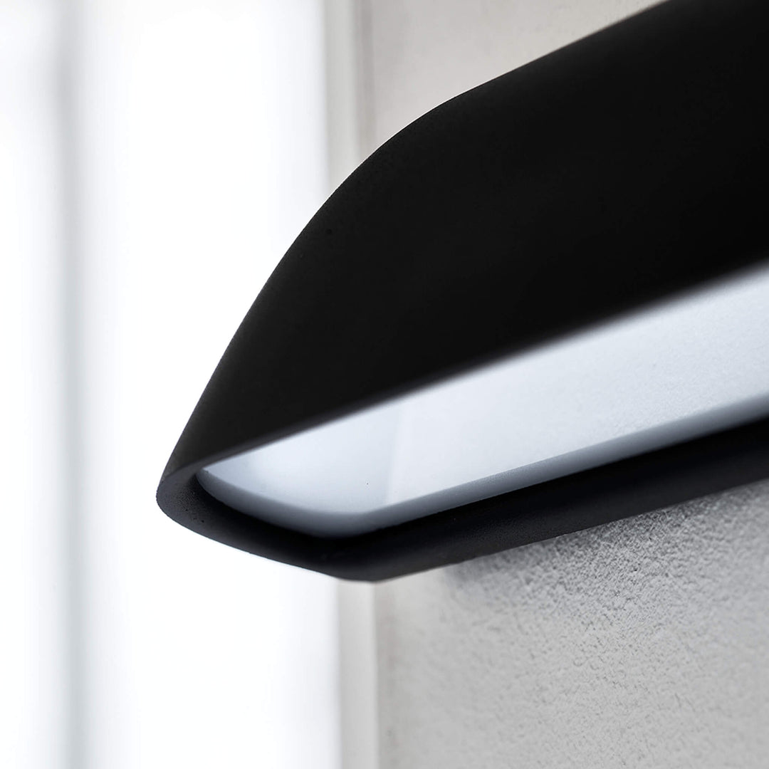 Applique Murale LED Noire en Métal Design pour Intérieur et Extérieur – Éclairage Économique et Doux 2