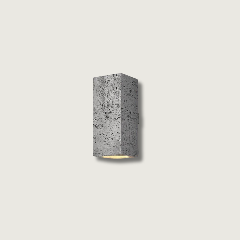 Applique Murale Minimaliste en Ciment Wabi-Sabi pour Chambre et Salon – Design Durable et Moderne 1
