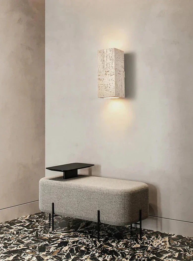 Applique Murale Minimaliste en Ciment Wabi-Sabi pour Chambre et Salon – Design Durable et Moderne 12