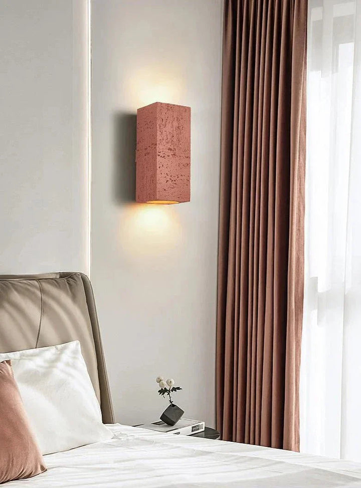 Applique Murale Minimaliste en Ciment Wabi-Sabi pour Chambre et Salon – Design Durable et Moderne 6