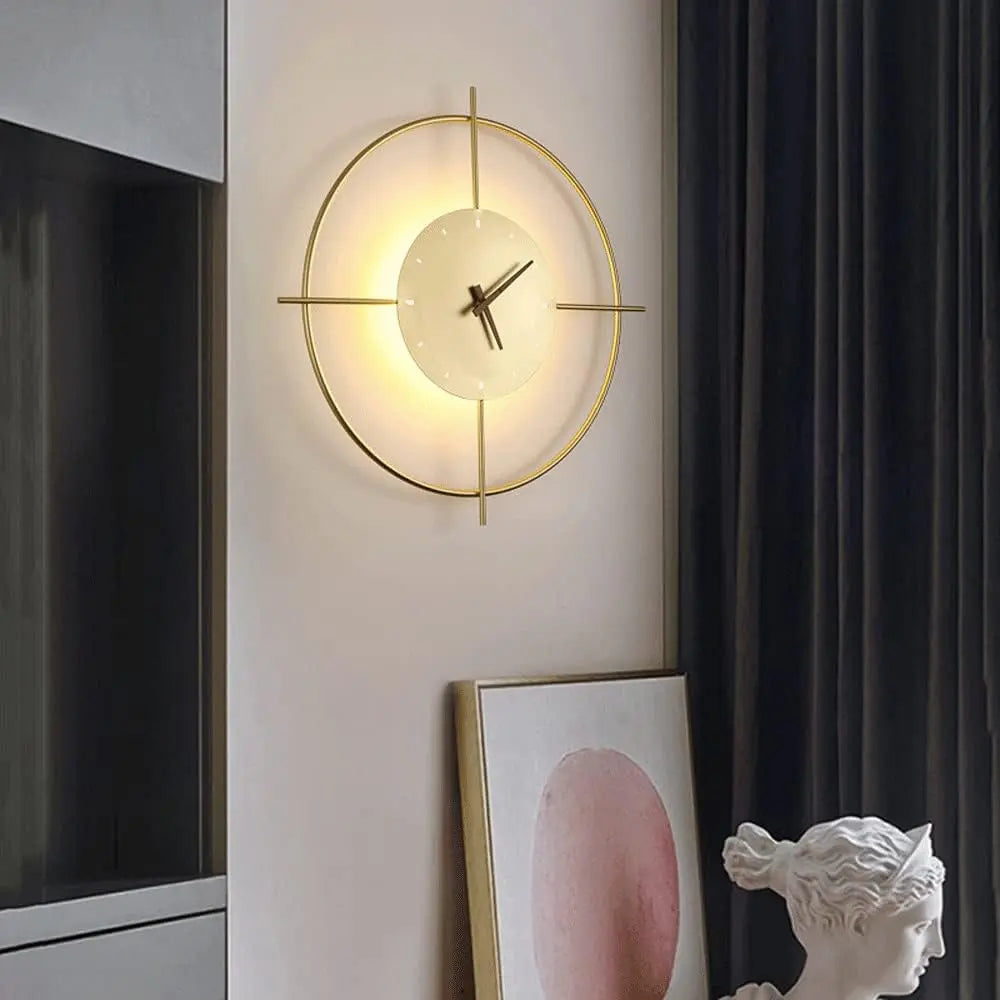 Applique Murale Moderne en Métal Noir – Éclairage Créatif en Forme de Cercle 3