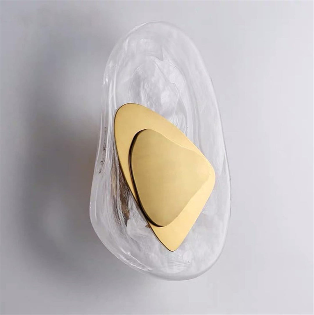 Applique Murale Nordique Élégante en Verre Cristal et Fer – Design Minimaliste 0