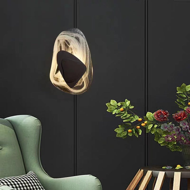 Applique Murale Nordique Élégante en Verre Cristal et Fer – Design Minimaliste 2