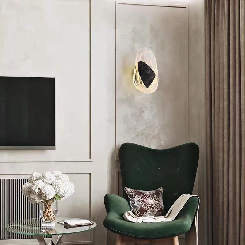 Applique Murale Nordique Élégante en Verre Cristal et Fer – Design Minimaliste 3