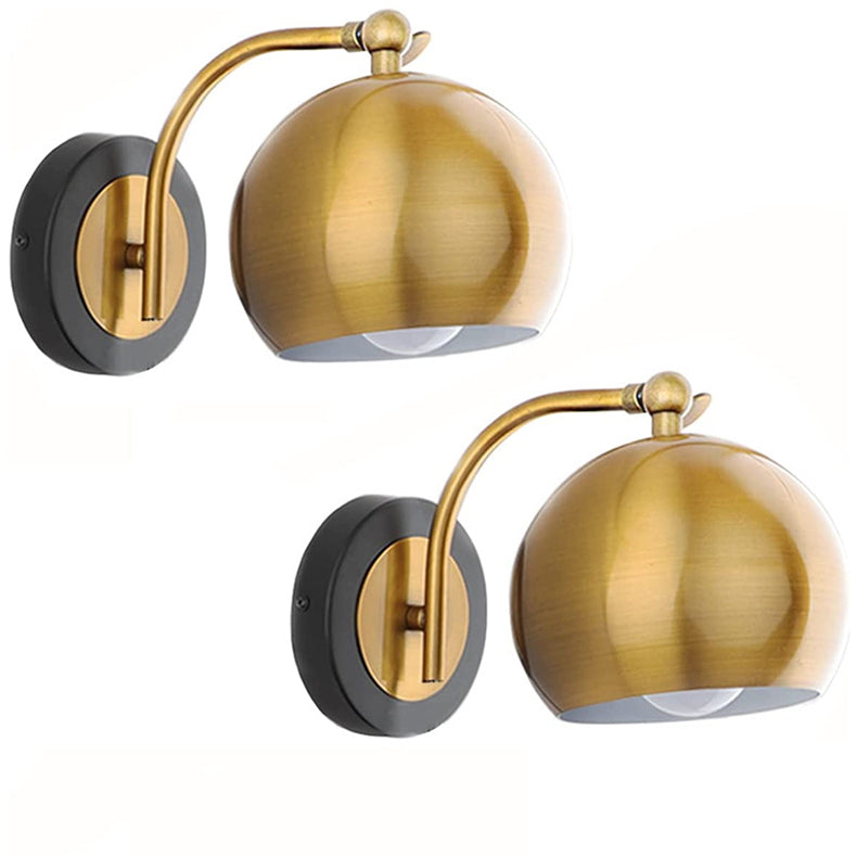 Applique Murale Vintage Design Élégant avec Prise Électrique - Idéale pour Chambre et Salon, Fer et Aluminium, 35 cm 6