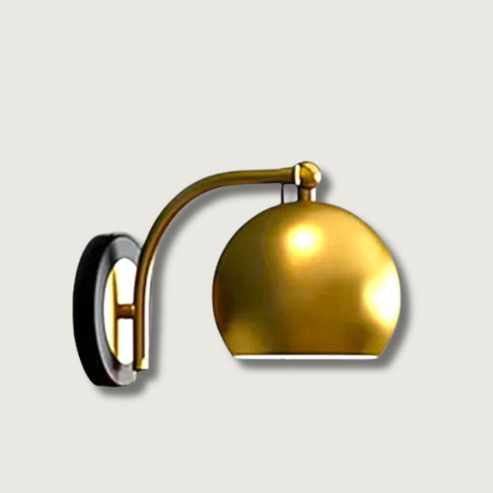 Applique Murale Vintage avec Prise pour Salon - Éclairage Élégant en Fer et Aluminium, Dimensions 35 cm x 18 cm 1