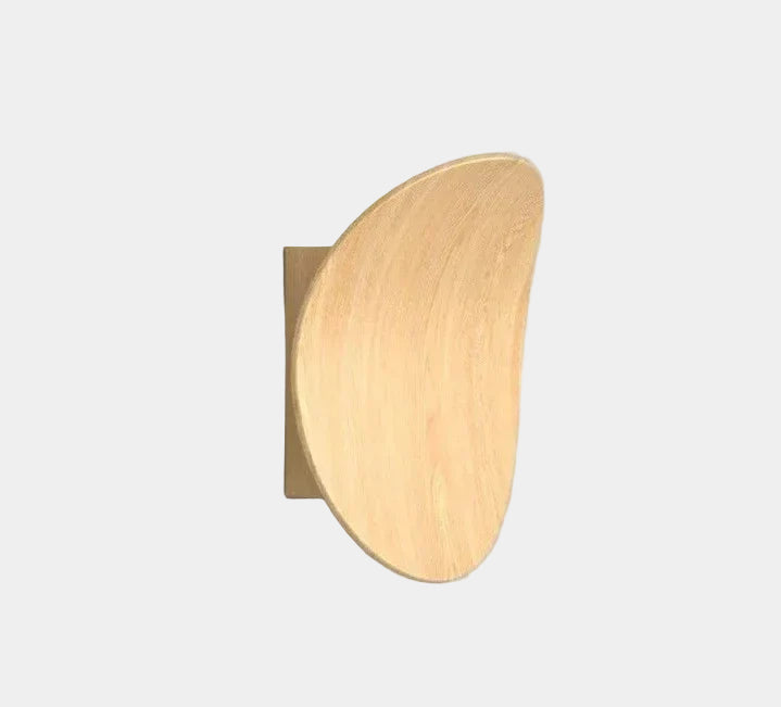 Applique Murale en Bois Moderne avec Lumière Réglable pour Salon et Chambre - Éclairage Chaleureux, 18 cm 0