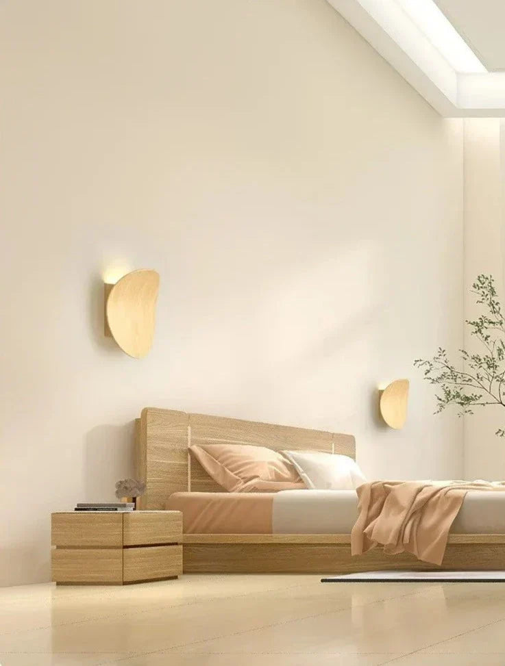 Applique Murale en Bois Moderne avec Lumière Réglable pour Salon et Chambre - Éclairage Chaleureux, 18 cm 2