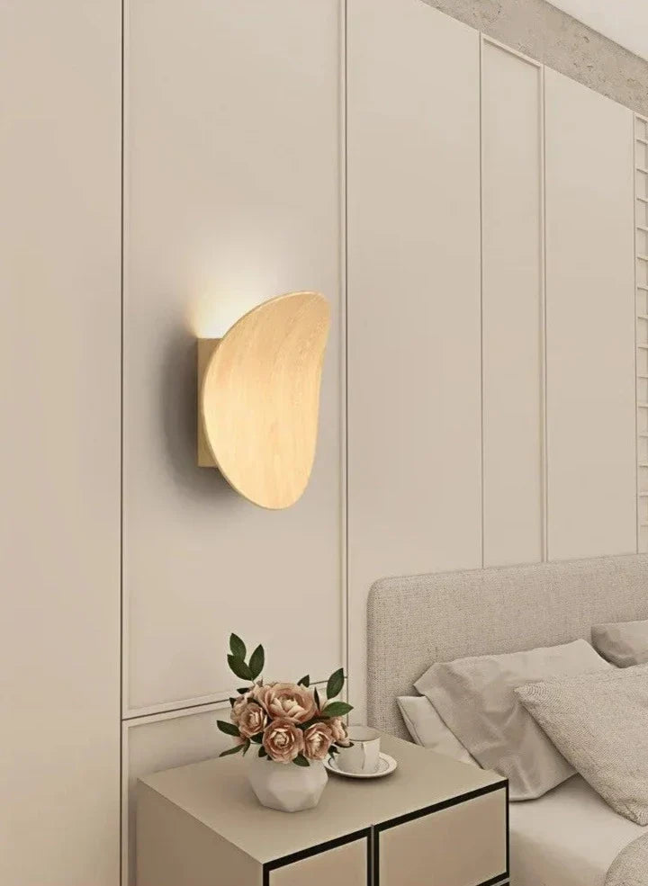 Applique Murale en Bois Moderne avec Lumière Réglable pour Salon et Chambre - Éclairage Chaleureux, 18 cm 3