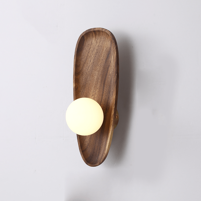 Applique Murale en Bois Naturel – Lampe Murale Élégante pour Chambre et Salon, Design Moderne, Lumière Chaude 4