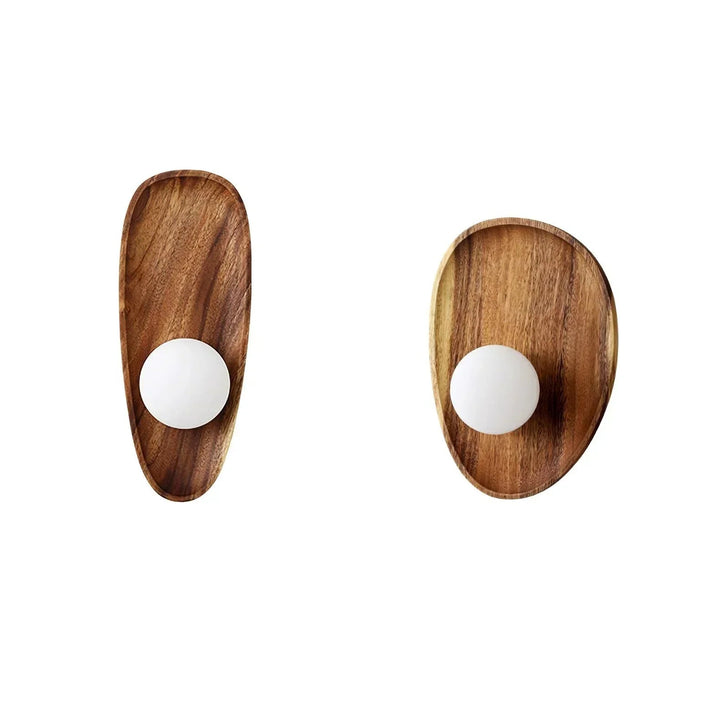 Applique Murale en Bois Naturel – Lampe Murale Élégante pour Chambre et Salon, Design Moderne, Lumière Chaude 5