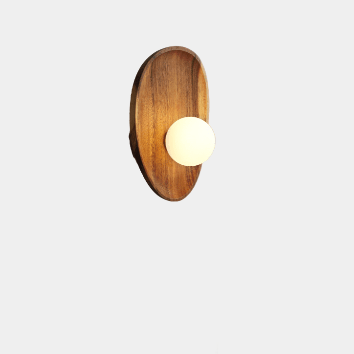 Applique Murale en Bois Naturel – Lampe Murale Élégante pour Chambre et Salon, Design Moderne, Lumière Chaude 9