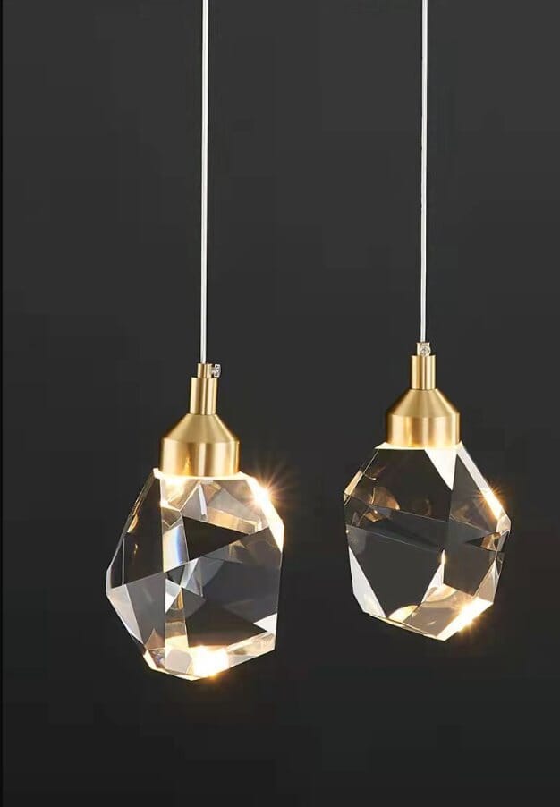 Applique Murale en Cristal et Cuivre – Lampe Murale Réglable pour Chambre ou Salon, Éclairage Élégant et Chaleureux 3