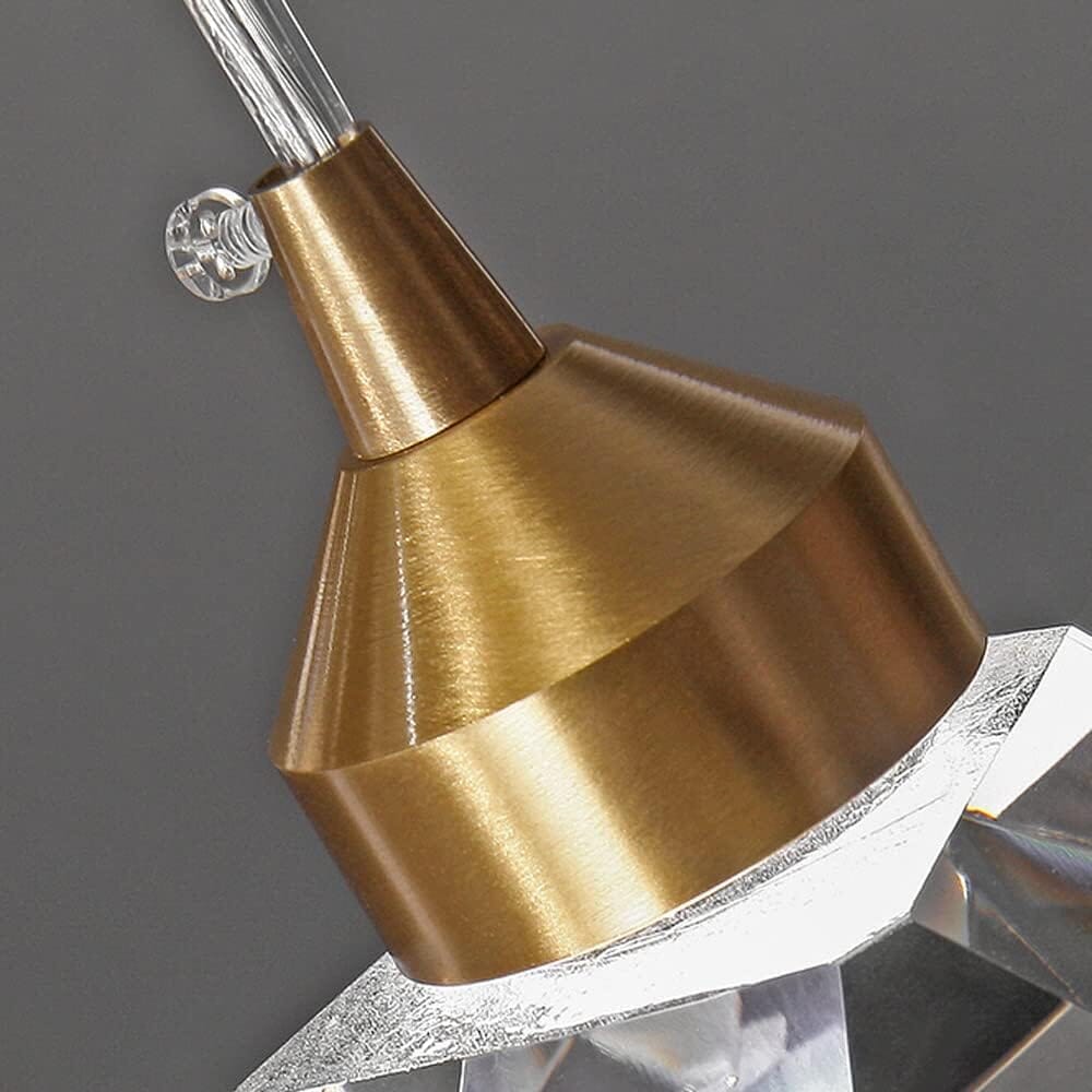 Applique Murale en Cristal et Cuivre – Lampe Murale Réglable pour Chambre ou Salon, Éclairage Élégant et Chaleureux 5