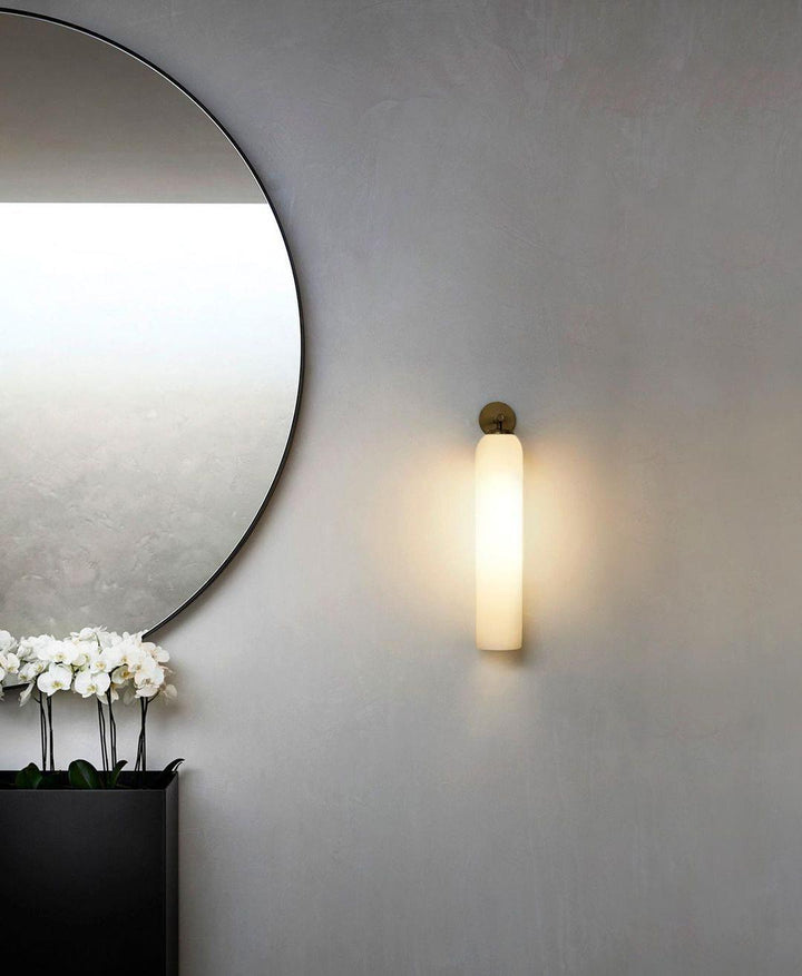 Applique Murale en Verre Design Minimaliste avec Éclairage Doux pour Salon - Lampe Murale Élégante et Durable 2