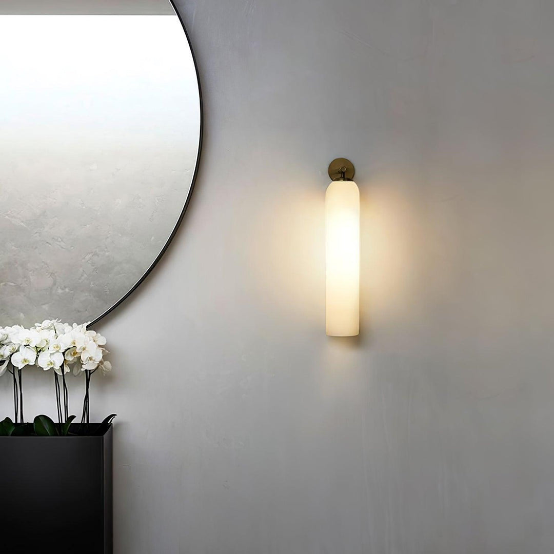 Applique Murale en Verre Design Minimaliste avec Éclairage Doux pour Salon - Lampe Murale Élégante et Durable 5