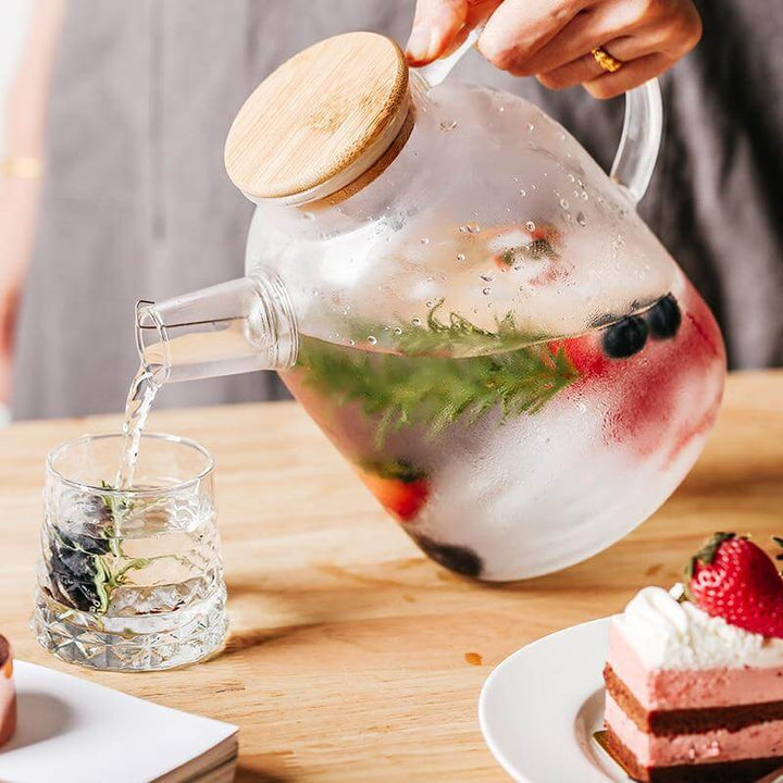 AquaCarina – Pichet en verre élégant pour le thé et l'eau 2