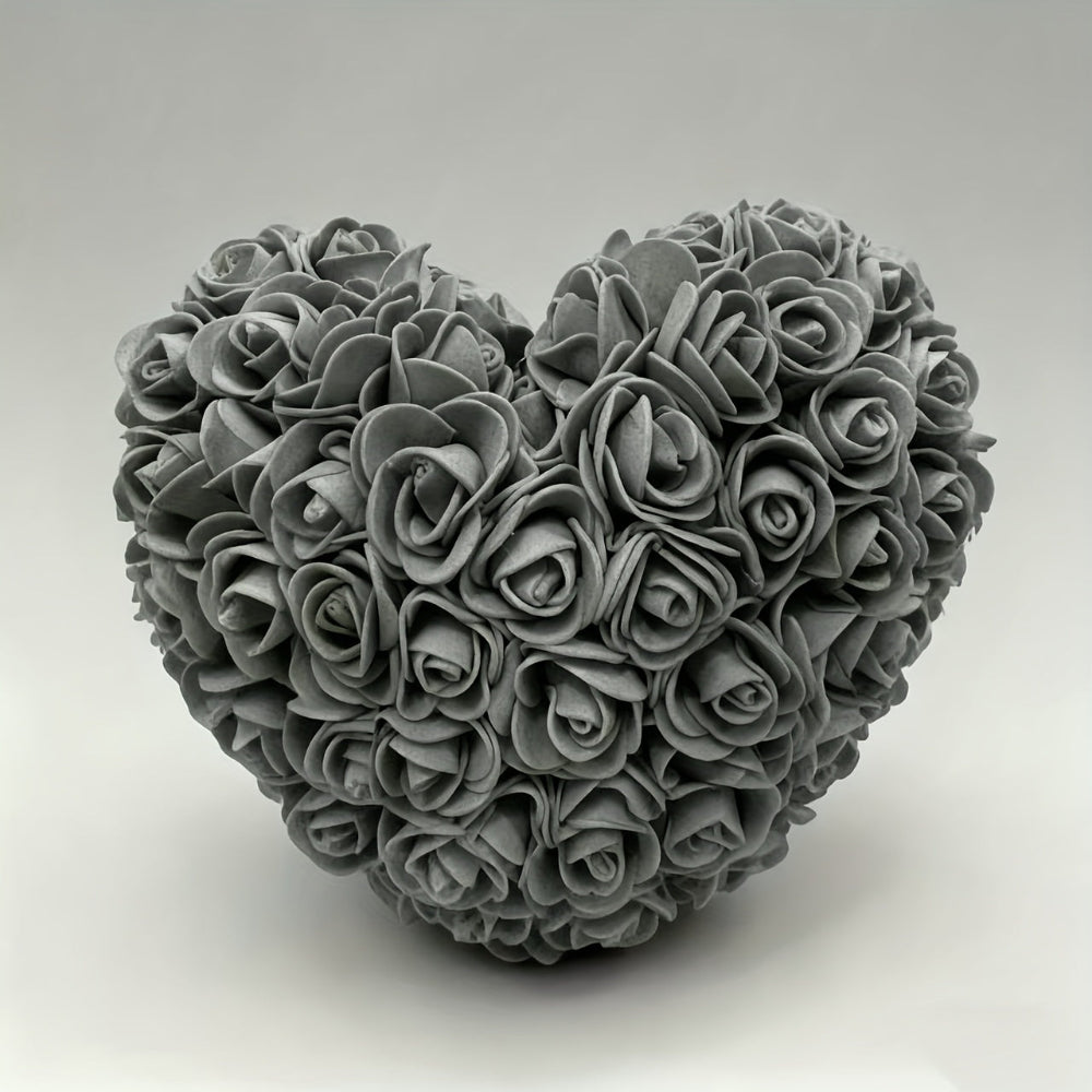 Künstliches Rosenstrauß-Herz Tischdekoration Muttertag