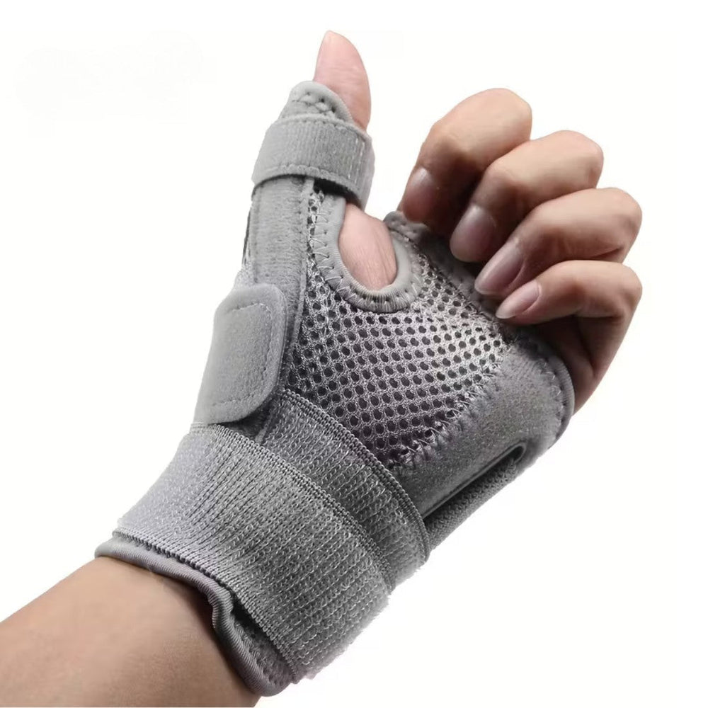 Attelle de pouce haut de gamme avec attelle réglable – Soutien et confort pour les articulations du pouce, matériau respirant, universelle pour les mains gauche et droite 1
