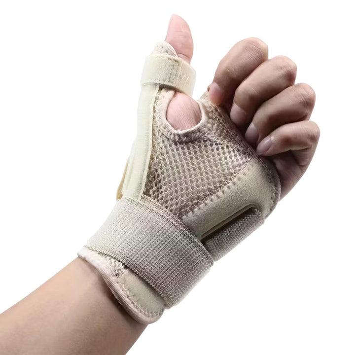 Attelle de pouce haut de gamme avec attelle réglable – Soutien et confort pour les articulations du pouce, matériau respirant, universelle pour les mains gauche et droite 2