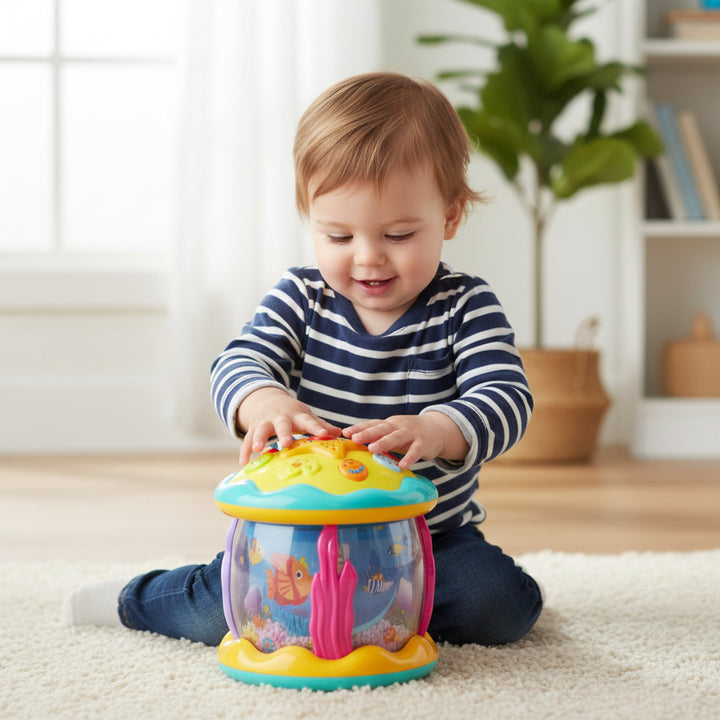 Baby Musical Toy Carousel Lights Rotating Activity Play