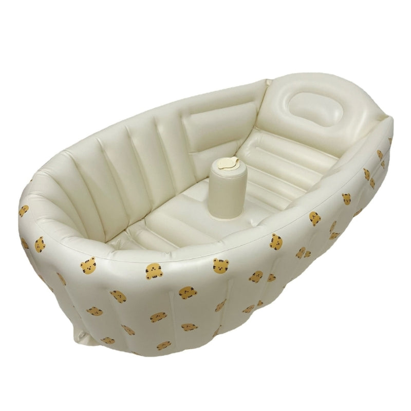 Baignoire Gonflable Sécurisée pour Enfant – Portable et Pratique, 90 cm en Plastique, Idéale pour Maison et Voyage 8