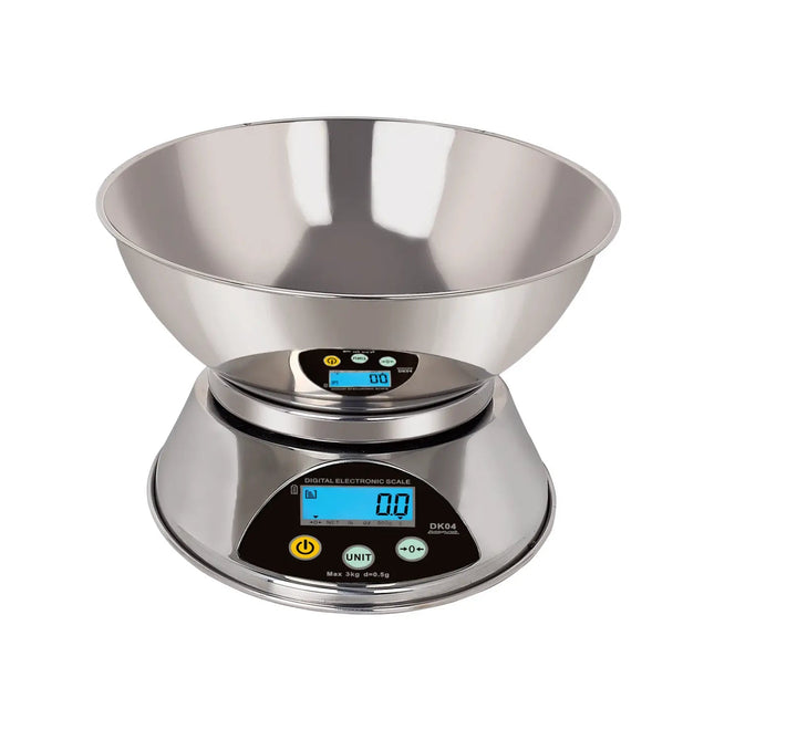 Balance de Cuisine Précise en Acier Inoxydable avec Écran LCD – Mesure en Grammes et Onces, Capacité 6 kg, Précision 0,1 g 3