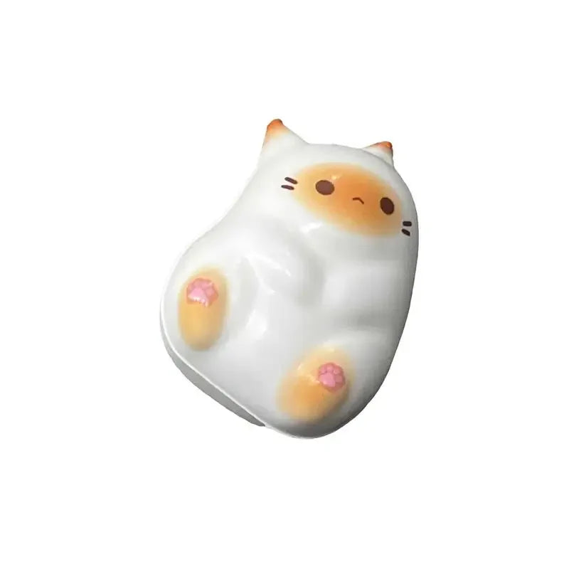 Balle Anti-Stress en Silicone Souple en Forme de Chat – Objet Relaxant et Portable pour Soulagement du Stress 7